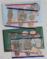 1993 and 1994 Mint UNC P & D Sets