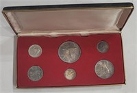 1967 Canada Mint Issued Coin Set In Royal Canadian
