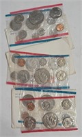 Lot of 3 1976 P & D MInt Sets 2 are in 1975 Mint