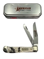 Case XX boxed 6254SS Running Stag Trapper