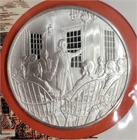 Sterling Silver Bicentennial Medal and Cachet