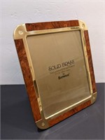 Bowon Solid Brass 8"x10" Picture Frame