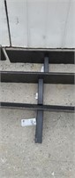 Single gusset receiver hitch