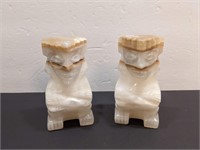 Pair Onyx Book Ends-Made in Mexico
