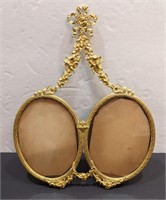 Antique Dual Cameo Hanging Picture Frame