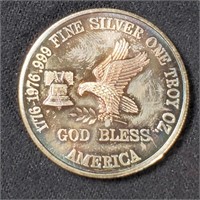 1 Oz Tri-State Refining Fine Silver Round