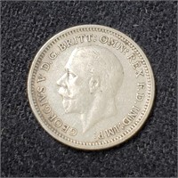 1933- 3 Pence - George V
