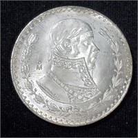 1963 Silver Mexican Peso