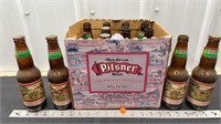 12 pack of Pilsner Collectible Label Bottles