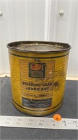 GM 5 lb Steering Gear Lubricant Tin (part full)