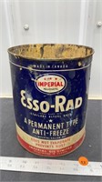 Vintage 1 gal Imperial Esso-Rad Antifreeze Can