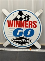 Good Year Winners GO Tire Display sign