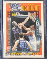1993 Topps Shaquille O'Neal Highlight