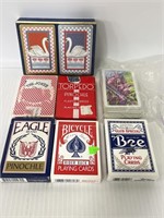 Lot of assorted decks of playing cards