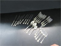 24 PIECES STERLING SILVER FLATWARE