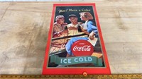 Coca-Cola reproduction advertising poster (15" x