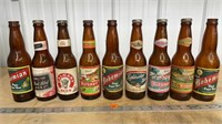 Assorted Vintage beer Bottles