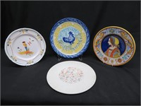 Four Decorative and Cabinet Plates