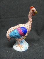 A Herend Guinea Fowl Figurine