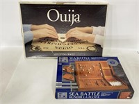 Sea Battle & vintage Ouija board games