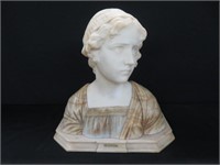 MARBLE BUST OF LADY (MIGNON)