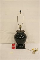 Vintage 29" Black Lamp