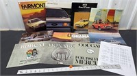 Assorted Vintage Ford Vehicle Dealer Information
