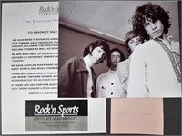 Jim Morrison "The Doors" Signature/ Autograph