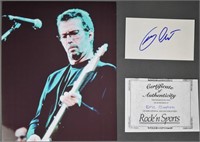 Eric Clapton Signature/ Autograph with Photo