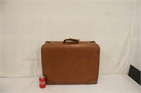 1940s Leather Suitcase ~ As Is