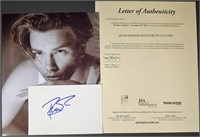River Phoenix Signature/Autograph with Photograph