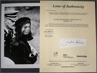 Jackie Kennedy Signature/ Autograph