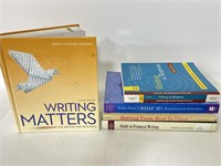 Collection of books on writing exercises