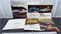 Assorted Vintage Dodge Vehicle Dealer Information