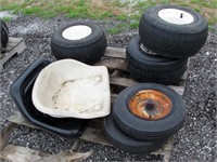 golf cart tires, seats & wagon tires
