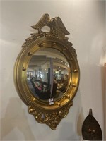Gold eagle mirror
