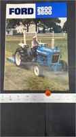 Ford 2600/3600 Tractor Pamphlet (11 pgs.)