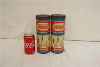 Vintage Tinker Toys w/ Original Canisters