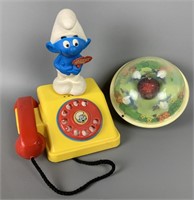 Vintage Smurf Toddler Toys