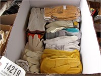 box of leather gloves