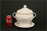 Soup Tureen with Lid and Ladle