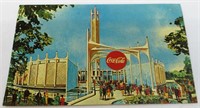 1965 NY Worlds Fair Coca-Cola Post Card