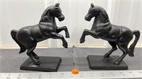 Pair of Cast Iron Horse Banks