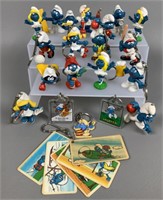 Collection of Smurf Figures & Keychains