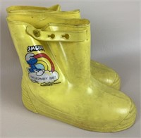 Yellow "Have a Smurfy Day" Rain-boots