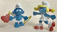 Cupid Smurf & Smurfette Collectible Figures