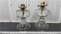 2 Bartlett Collins Oil Lamps (1911-1940ish)