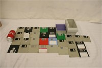 30 Blank Floppy Disks w/ Case