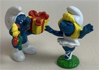Flowers & Gift Smurf & Smurfette Ballerina Figures