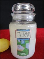 Yankee Candle Clean Cotton- Lit Once